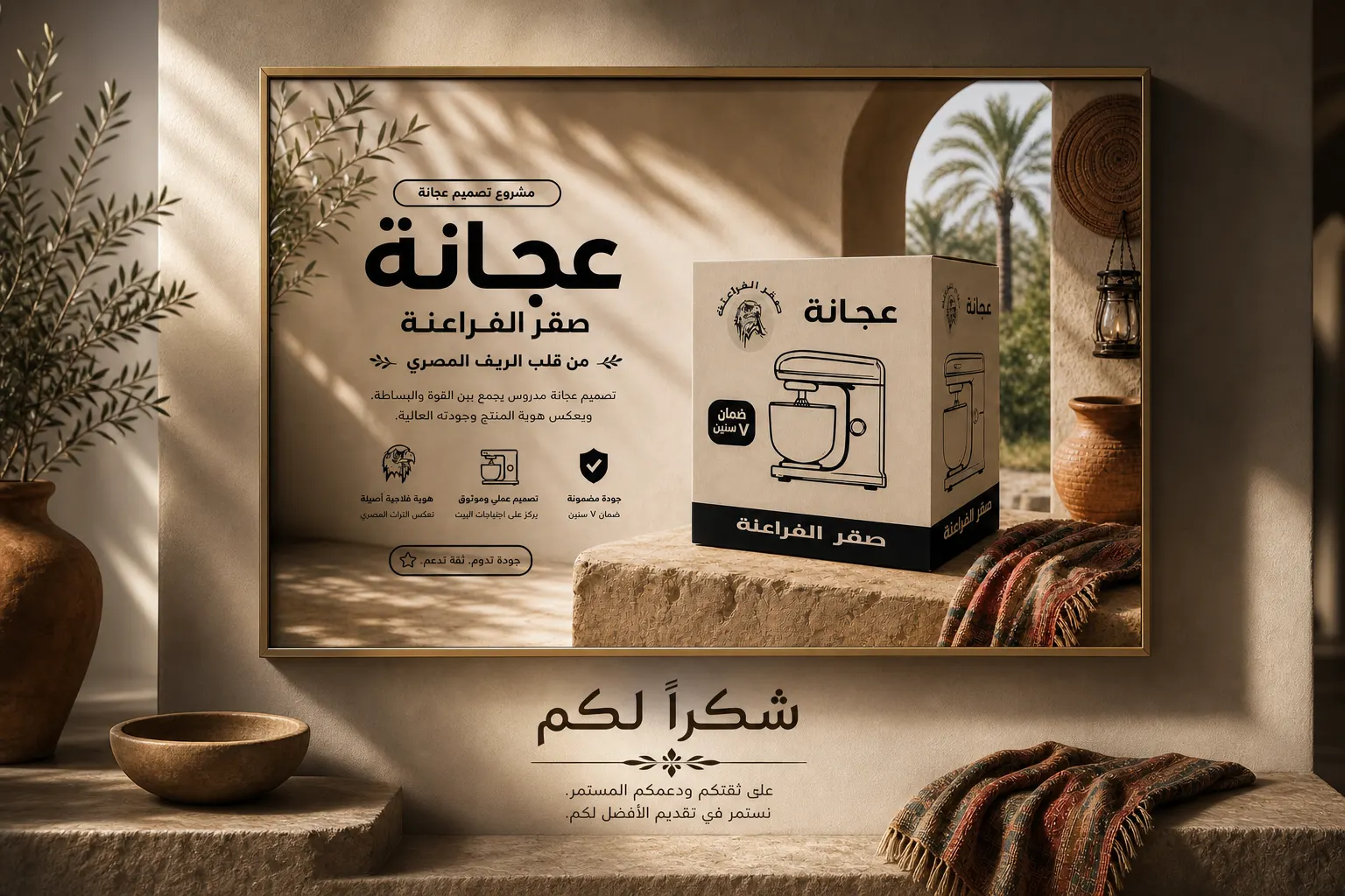 حكاية الخبز المصري | تصميم هوية وتغليف منتج — القاهرة — لقطة 6